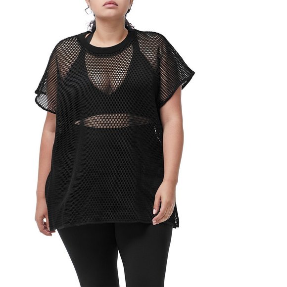 GOOD AMERICAN THE WARRIOR COVER-UP TEE - Picture 3 of 6